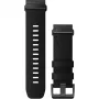 Garmin vervangingsarmband QuickFit 26mm nylon zwart edelstaal (010-13010-00)