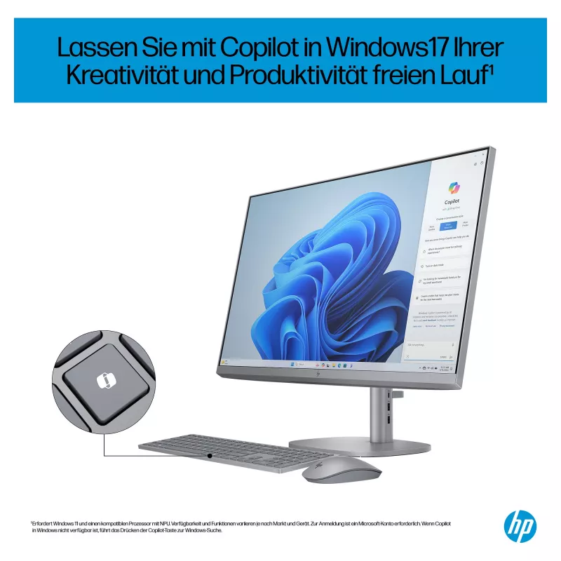 HP OmniStudio X All-in-One 27-cs0077ng (zilver, Windows 11 Home 64-bit)