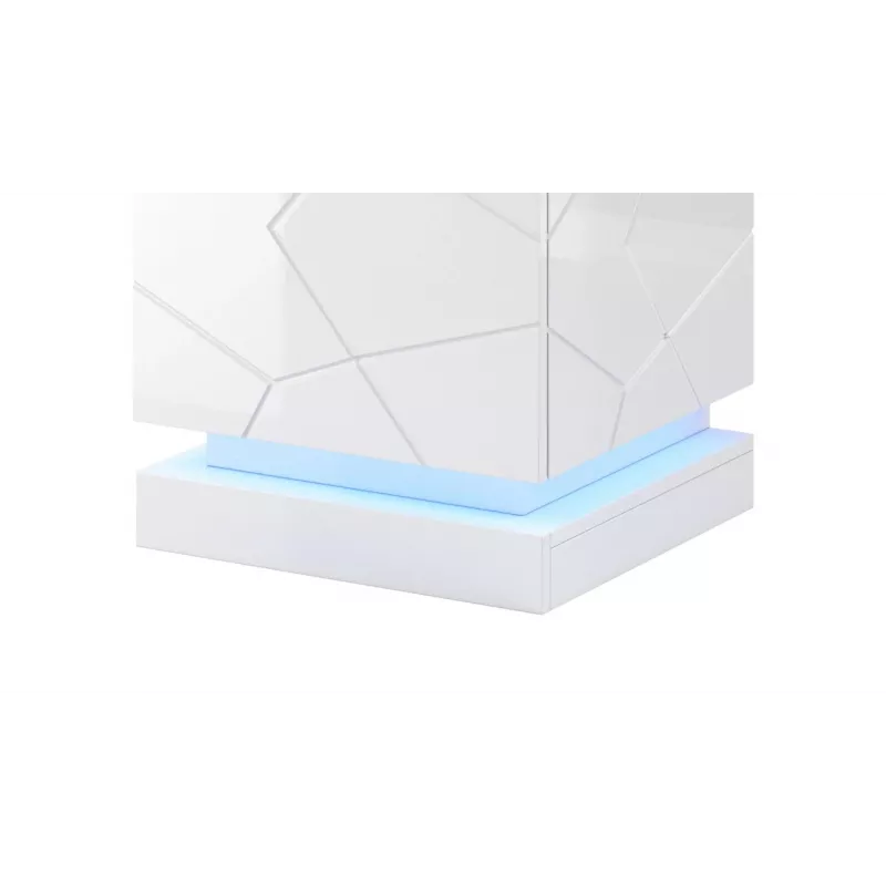 Nachtlamp cama meble QIU, 2 stuks, RGB, opbouw, AC-voeding