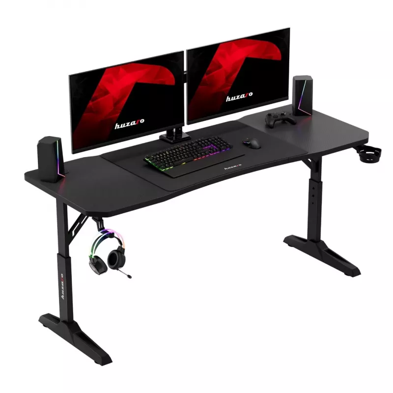 Huzaro Hero 4.6 zwart gamingbureau