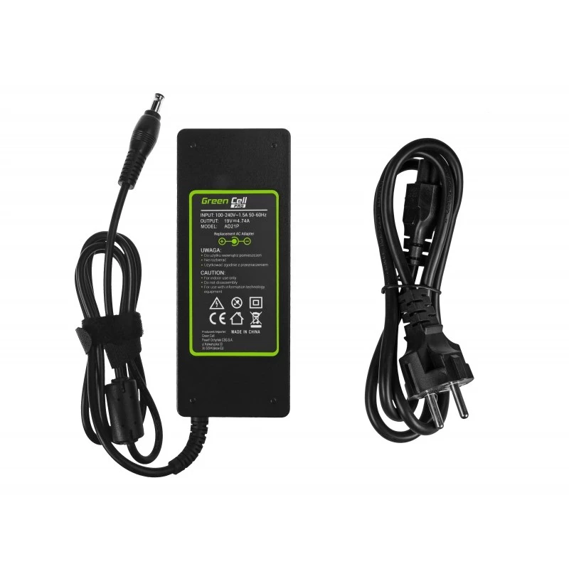 Green Cell AD21P voeding voor binnen 90 W zwart