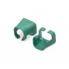 DIGITUS - kabelclips met kleurcodering - voor patchkabels - groen (verpakking van 100) (A-CC-G)