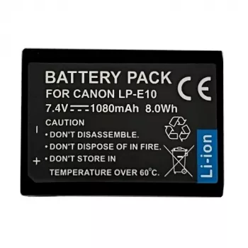 Oplaadbare lithium-ion camera-accu extra digital LP-E10 1080mAh voor Canon EOS modellen