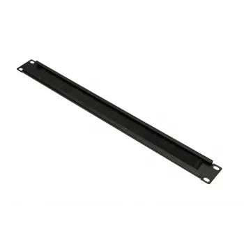 Borstelplaat, Extralink, EX.9670, zwart, 1HE