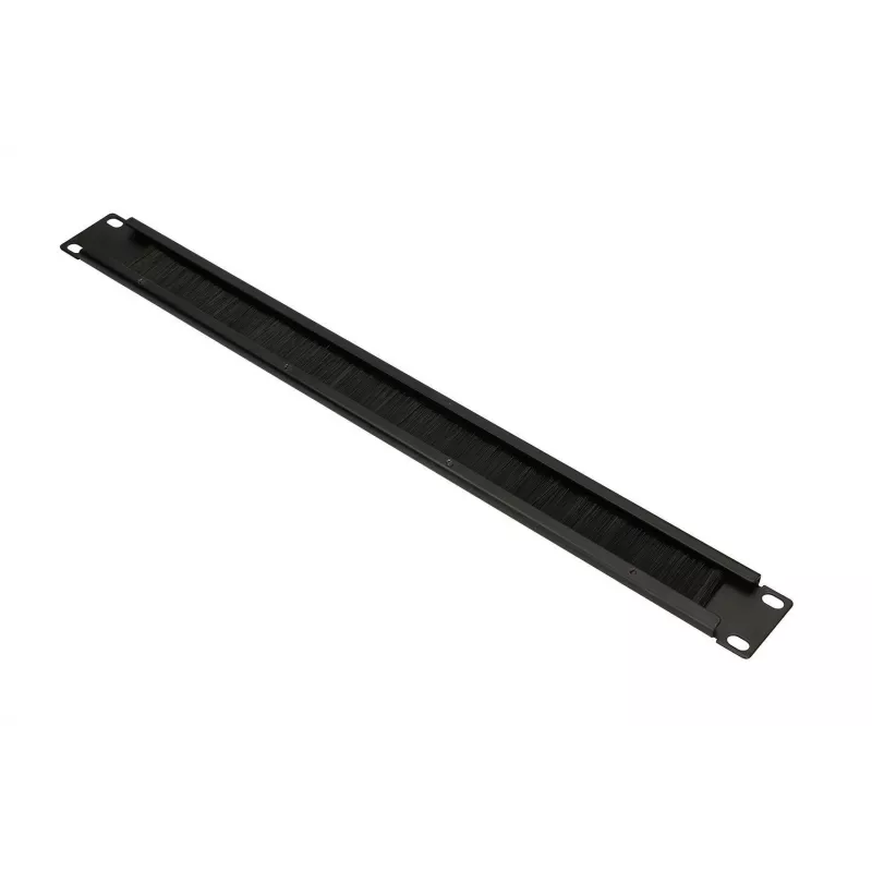 Borstelplaat, Extralink, EX.9670, zwart, 1HE