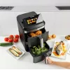 Taurus Air Duo Slim olievrije airfryer met twee manden