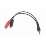 AUDIOKABEL 3.5MM 4-PIN NAAR/3.5MM S+MIC CCA-417 GEMBIRD