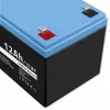 Qoltec LiFePO4 Lithium-ijzerfosfaat-accu 12,8 V 12 Ah 153,6 Wh met BMS