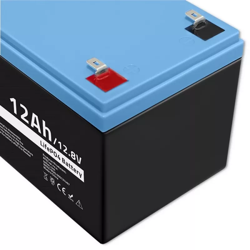 Qoltec LiFePO4 Lithium-ijzerfosfaat-accu 12,8 V 12 Ah 153,6 Wh met BMS