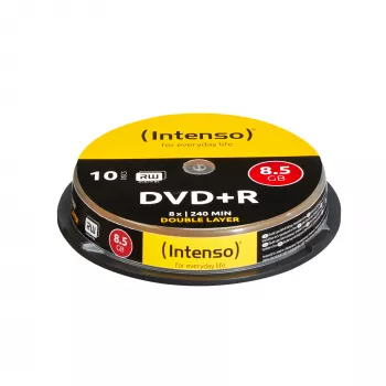 Intenso - 10 x DVD+R DL - 8,5 GB 8x - spindel - opslagmedium (4311142)
