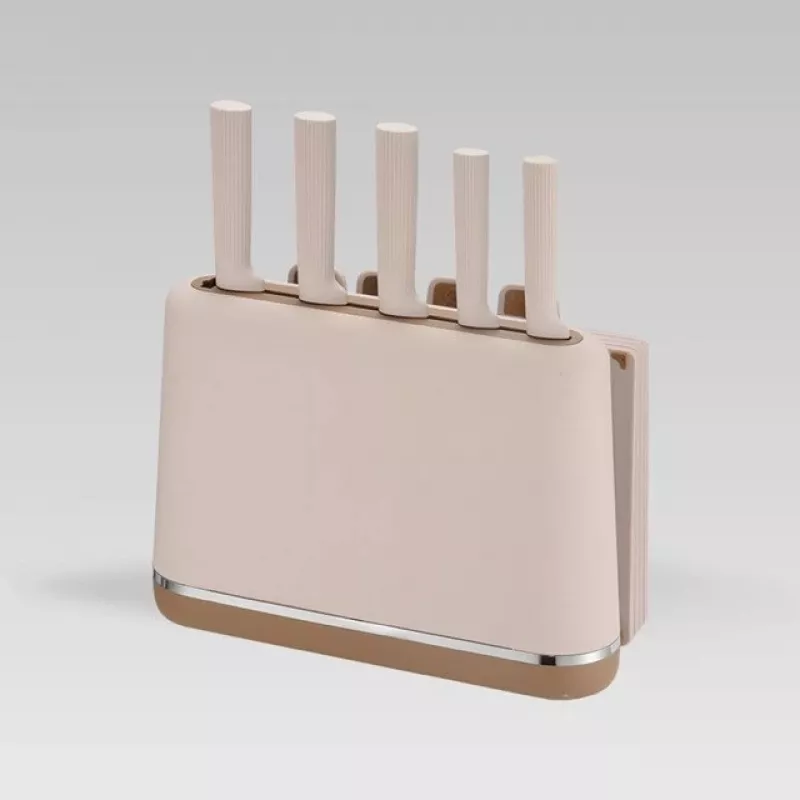 Maestro MR-1412-BEIGE messenset met blok + snijplankenset beige