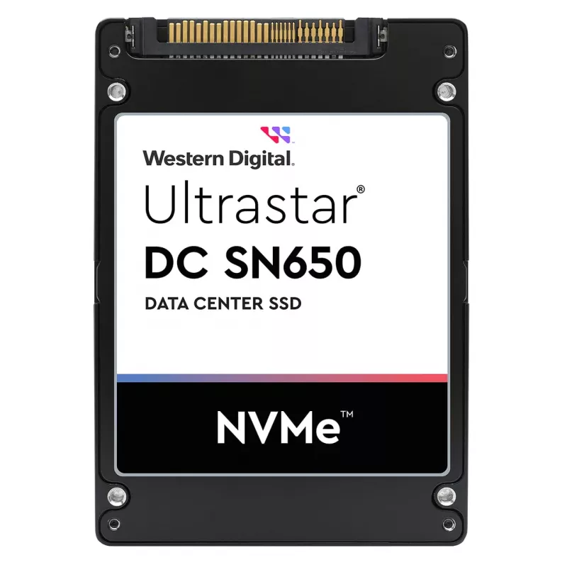SSD WESTERN DIGITAL Ultrastar DC SN650 7680 GB U.3 PCIe TLC ISE