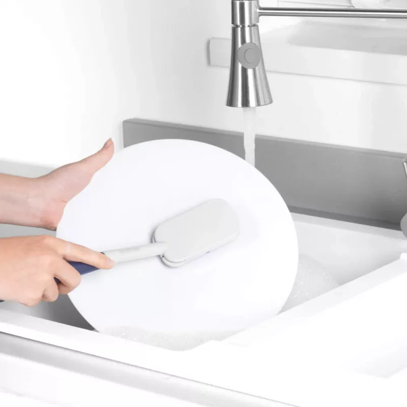 Afwasborstel Beldray LA032814FEU7 Deep Clean rubber, rubberborstelharen, ergonomische greep