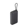 Powerbank Xiaomi 20000mAh met geïntegreerde kabel, donkergrijs, model 61828