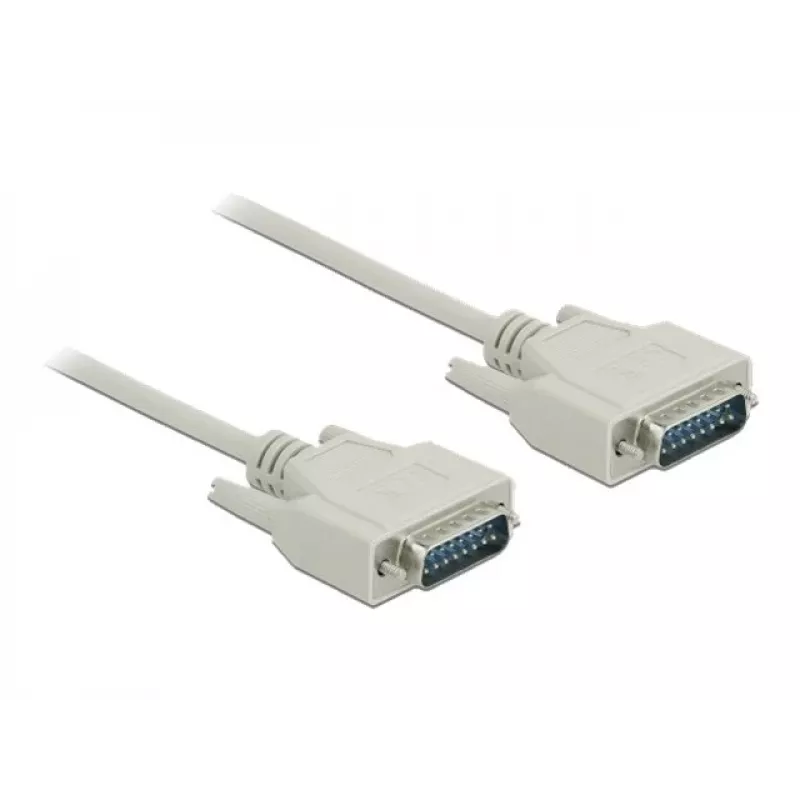 Seriële kabel DeLOCK 85975 beige 1m Sub-D15