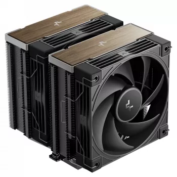 Luchtkoeler DeepCool AK620 G2, 120-mm-ventilator, compatibel met LGA1700/1200/115x en AM4/AM5, zwart, 144×127×159 mm