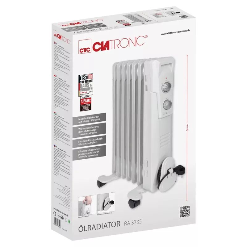 Olieradiatorkachel Clatronic RA 3735