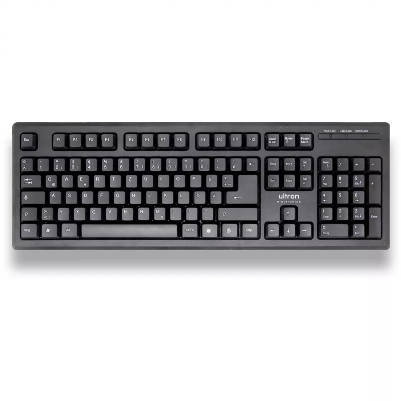 Ultron UMC-200 bedraad toetsenbord- en muisset, zwart