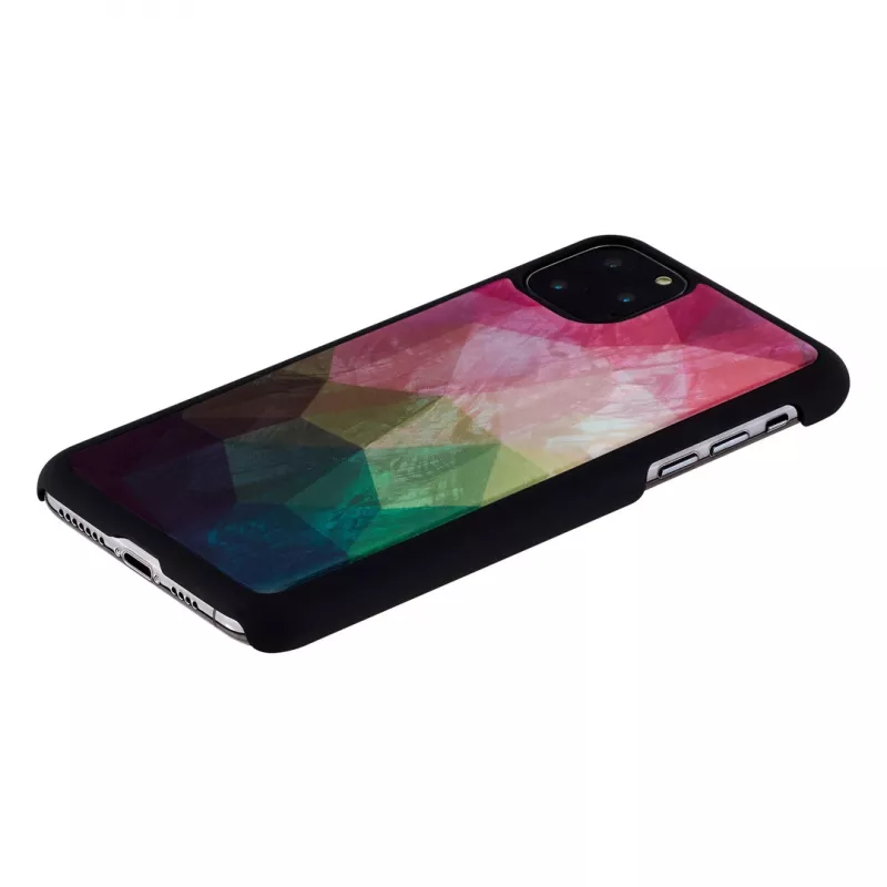 Beschermhoes iKins voor iPhone 11 Pro Max – Water Flower zwart