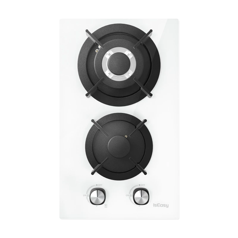 ISEASY MGBG-312A gaskookplaat, 2 branders (wit)