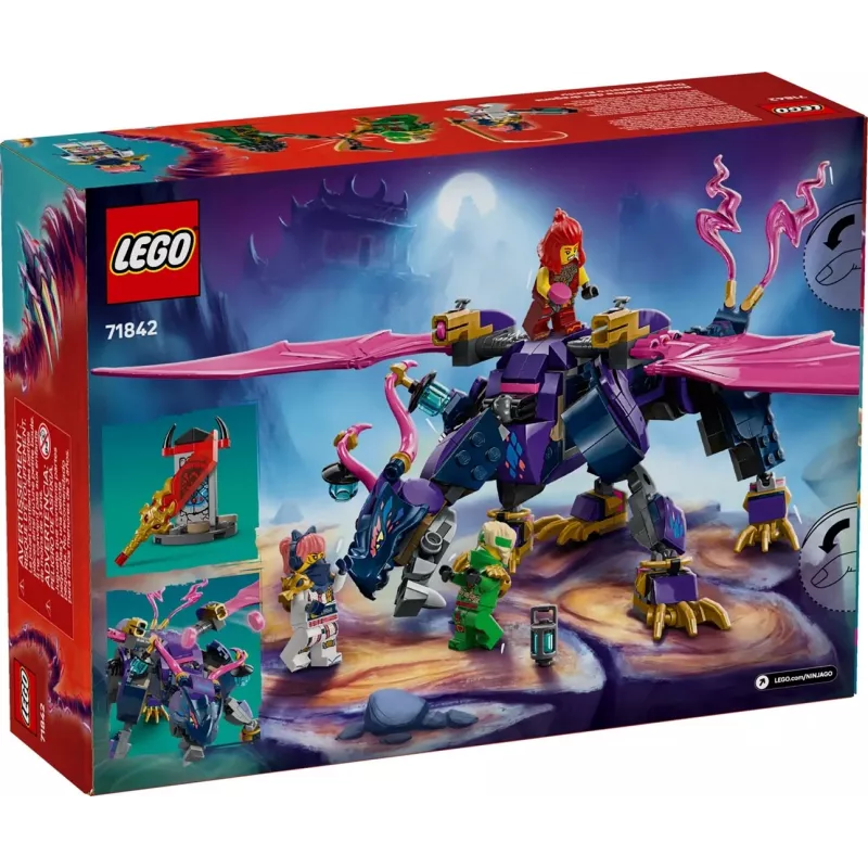 LEGO constructiespeelgoed NINJAGO 71842 Rontu de meesterdraak — 381 onderdelen, 4 minifiguren, tentoonstellingsmodel 130 mm