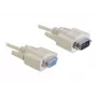 Seriële kabel DeLOCK Sub-D9 84016 5m beige