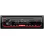 Auto digitale mediaspeler JVC KD-X162 1 DIN, 200 W, 24-bit DAC, FLAC/MP3/WAV/WMA, front-USB Type-A, 3,5 mm, lcd 2-regelig, zwart