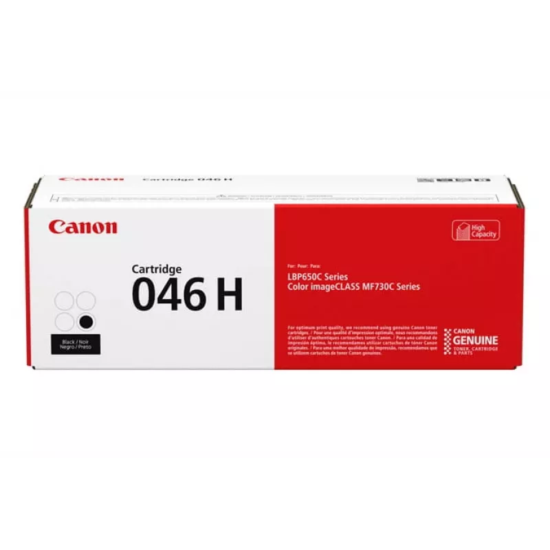 Canon 046H 1254C002 tonercartridge, zwart, 6300 pagina's