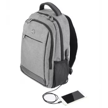 Laptoptas rugzak Tellur Companion 15,6 inch met USB-aansluiting, grijs