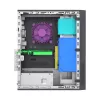 Akyga AK-302-01BL SFF-pc-behuizing, Micro-ATX / Mini-ITX, USB-C + 2x USB 3.0 + USB 2.0, zonder voeding, zwart