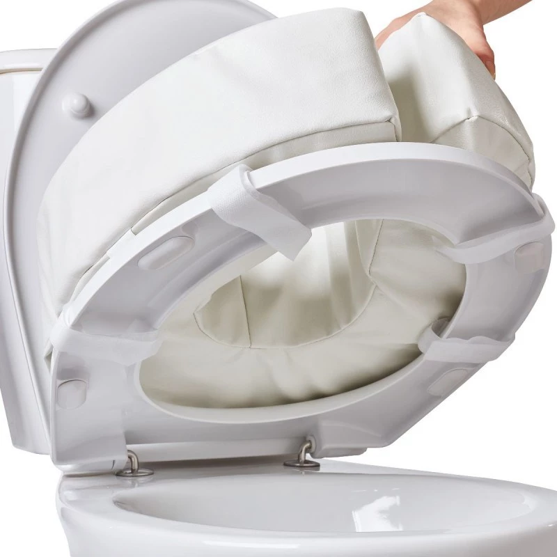 Zachte verhoogde toiletbril, 10 cm