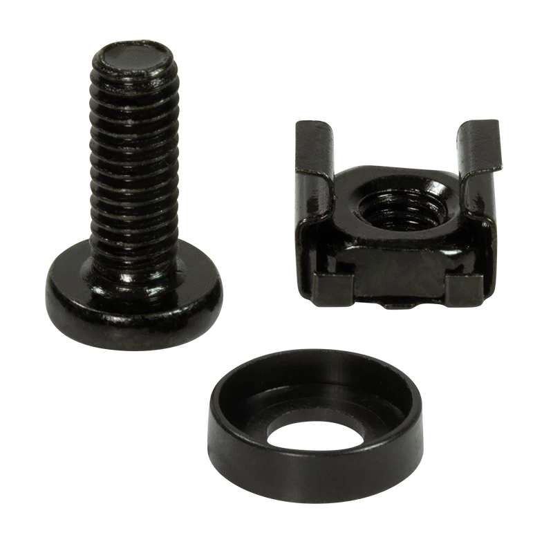 Schroevenset LOGILINK AC116 — 50 zwarte schroeven voor rack-accessoires