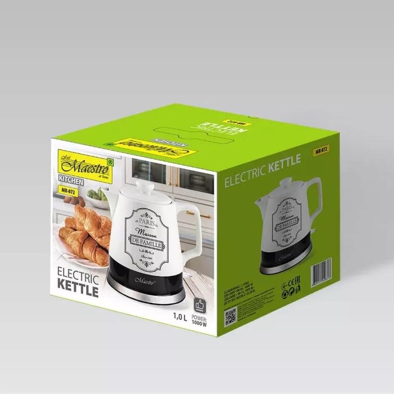 Feel-Maestro MR-072 waterkoker 1,2 L wit 1200 W