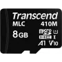 Transcend 410M flashgeheugenkaart 8 GB A1 Video Class V10 UHS-I U1 Class10 microSDHC UHS-I
