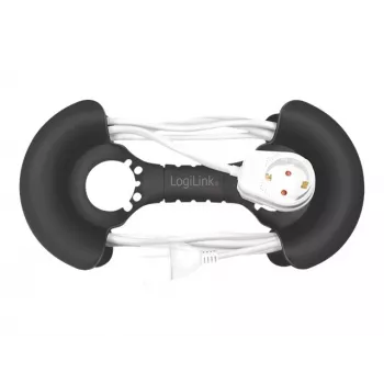Kabelorganizer LogiLink KAB0068 universeel zwart polypropyleen 1 stuk