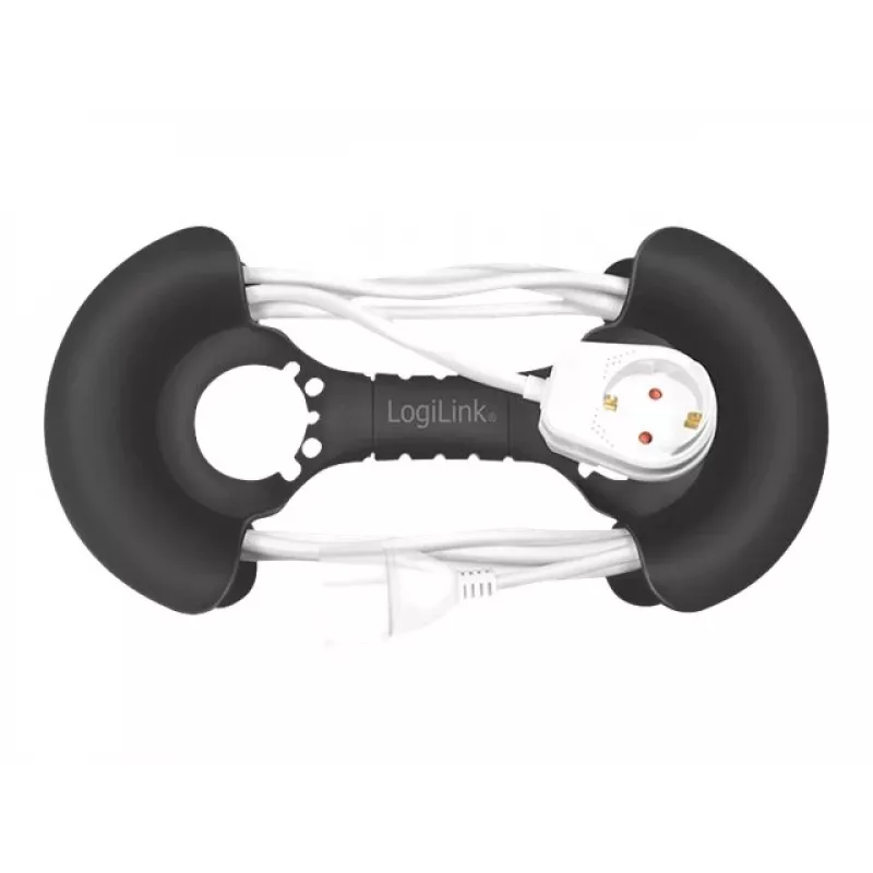 Kabelorganizer LogiLink KAB0068 universeel zwart polypropyleen 1 stuk