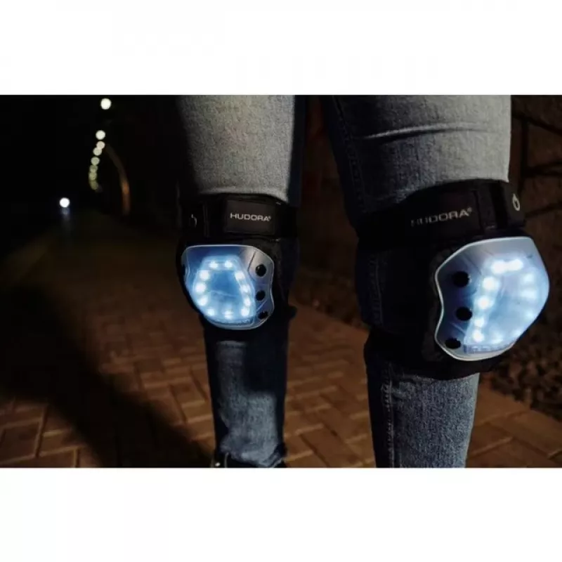Knie- en elleboogbeschermers HUDORA 83011/00 maat M – duurzame lichtgewicht beschermuitrusting