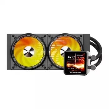 CPU-waterkoeling Darkflash DE240 (zwart) — 240-mm-radiator, AIO-vloeistofkoeler
