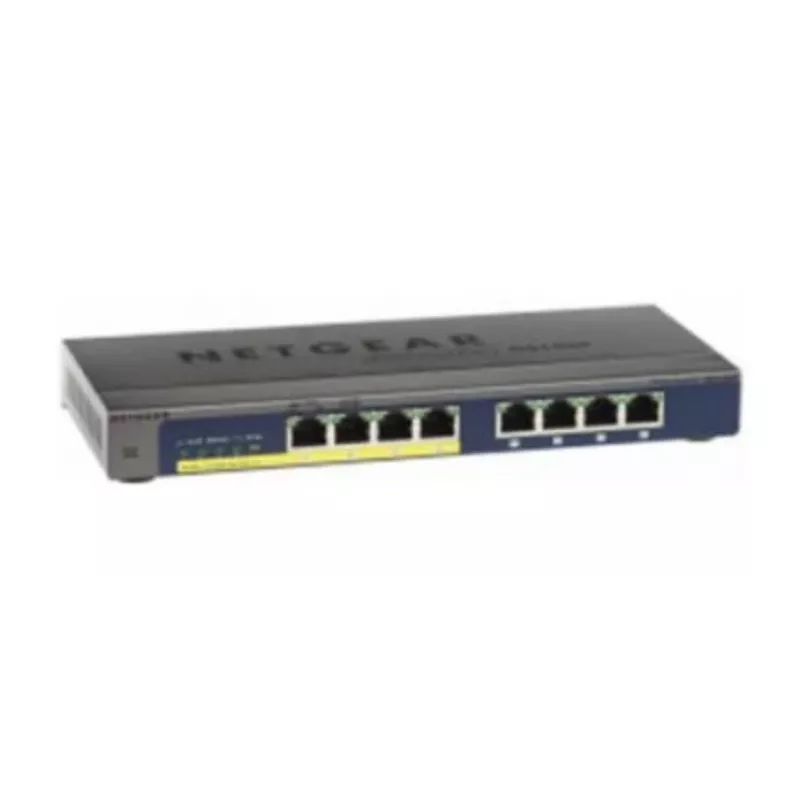 NETGEAR GS108PP unmanaged Gigabit Ethernet (10/100/1000) Power over Ethernet (PoE) zwart