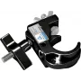 Theaterhaak EUROLITE TH35-75 zwart staal voor rigging en ophanging