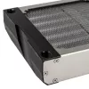 Radiatorblok Aqua-Computer 33701 — aluminium/koper/rvs, 160×140×40 mm, zilver