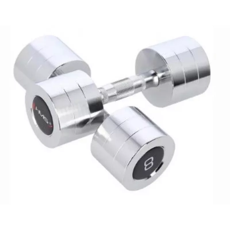 HMS Fitness CHD08 halters met vast gewicht 8 kg 2 stuks