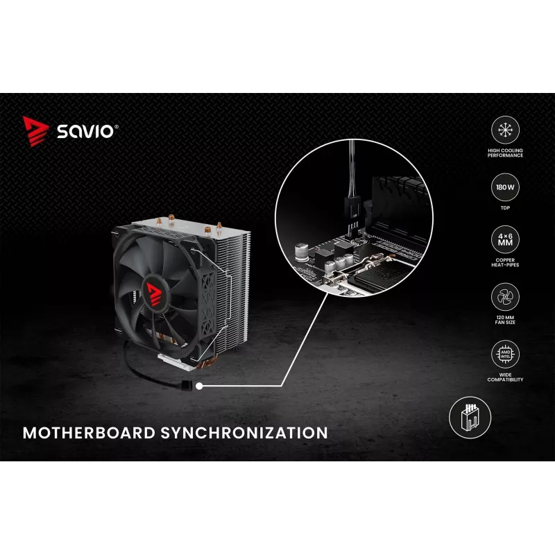 SAVIO VORTEX X2 CPU-koeler