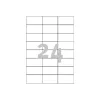 Avery 3474 zelfklevend etiket rechthoek permanent wit 2400 st.