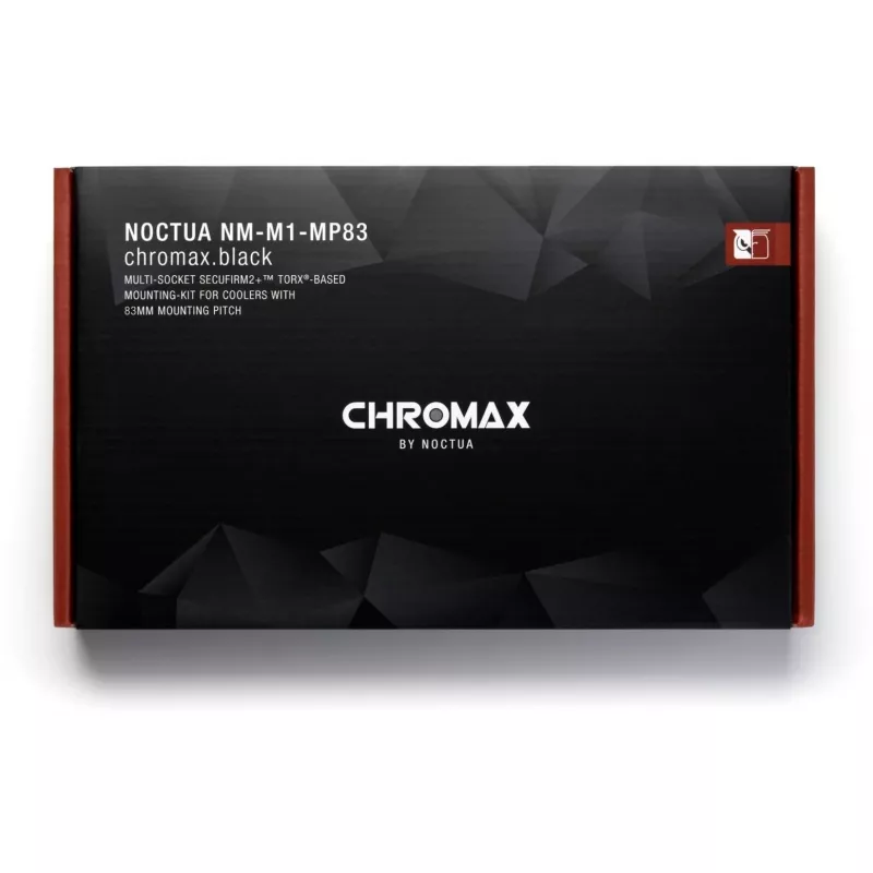 NM-M1-MP83 chromax.zwart, montage (zwart)