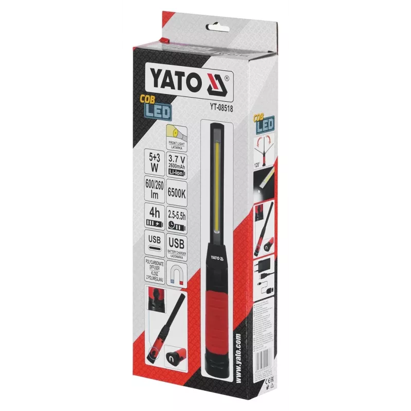 Yato YT-08518 werklamp zwart LED 8 W