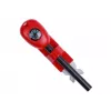 Overlevingskompas BCB CN340 — compact kompas met lichtgevende wijzerplaat, kunststof greep, 110 mm, 47 g, rood