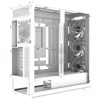 Thermaltake AX500 Grand Tour E-ATX-behuizing met glazen zijpaneel (wit)