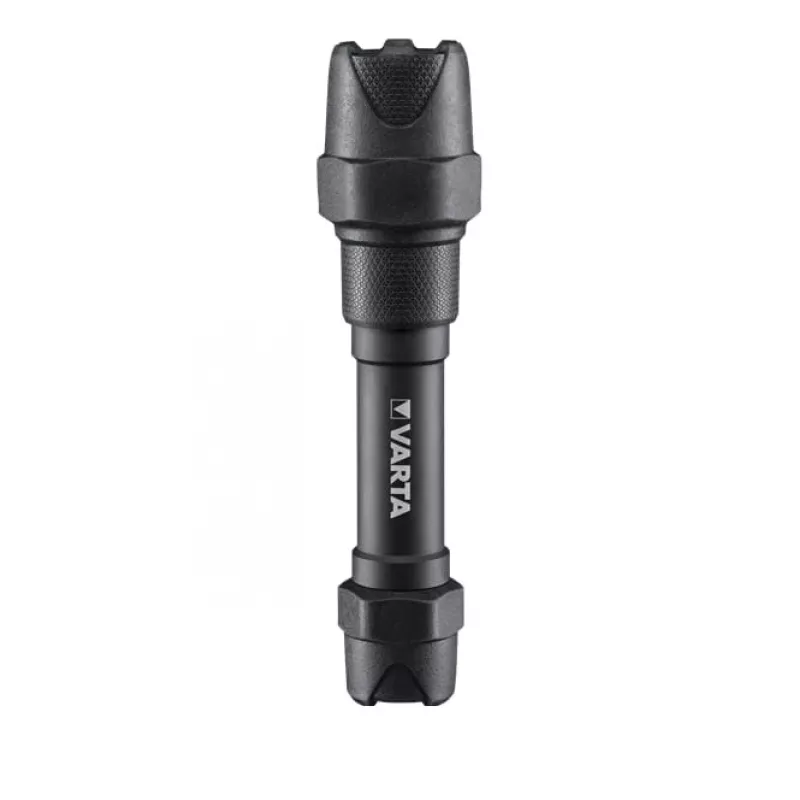 Varta Indestructible F20 Pro - zaklamp - zwart - aluminium - 9 m - IP67 - LED