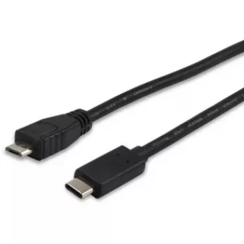 Equip USB 2.0 Type-C naar Micro-B kabel, 1m